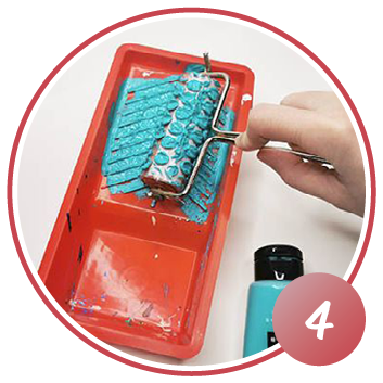 Kreativ mit Luftpolsterfolie Schritt 4